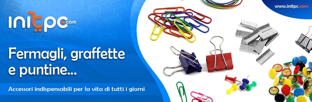 Graffette, puntine, fermagli e clip: misure, finiture e quale scegliere