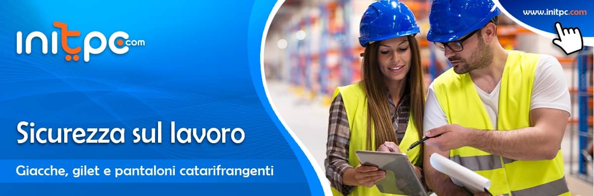Abbigliamento tecnico da lavoro e catarifrangente: pantaloni, felpe, giacche e strati