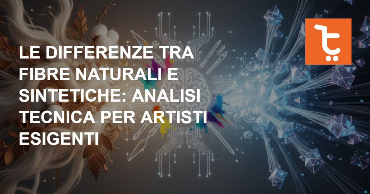 Pennelli in fibre naturali o sintetiche: le differenze per olio, acrilico e acquerello