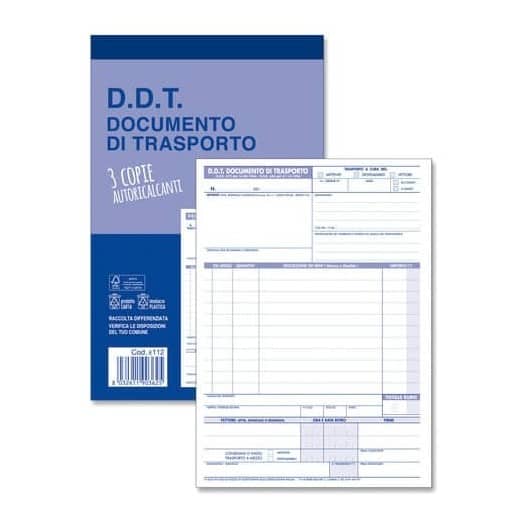 Moduli DDT (documento di trasporto): cosa deve contenere per legge