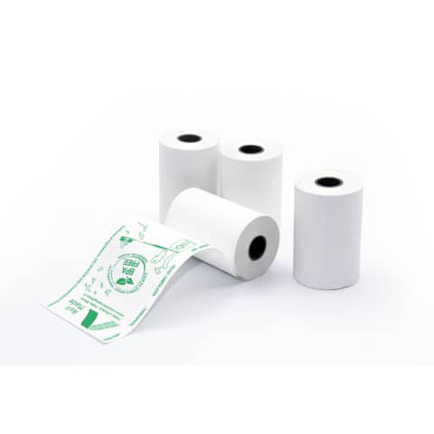 Rotoli termici per POS e registratori di cassa: misure, BPA free, conservazione