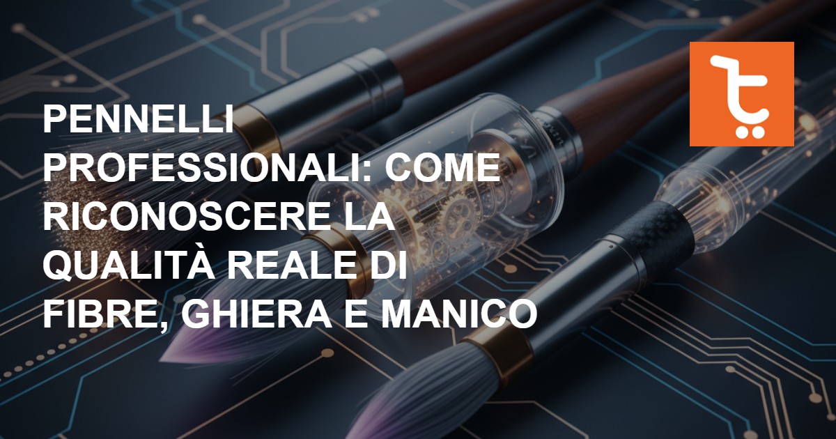 Pennelli Professionali: Come Riconoscere la Qualità Reale di Fibre, Ghiera e Manico