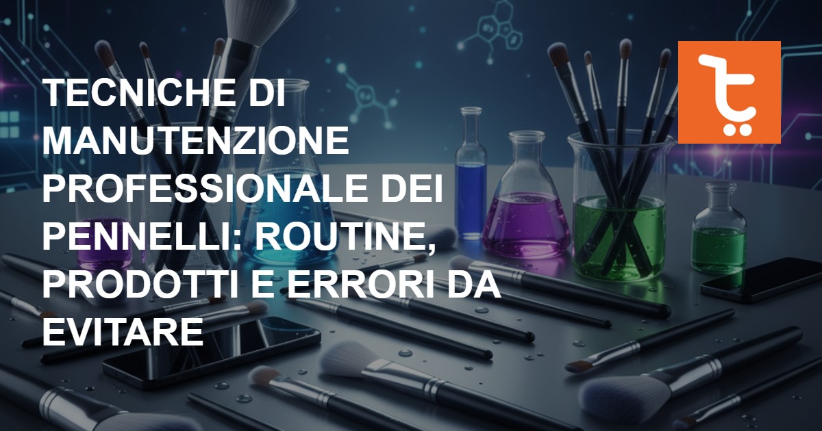 Tecniche di Manutenzione Professionale dei Pennelli: Routine, Prodotti e Errori da Evitare
