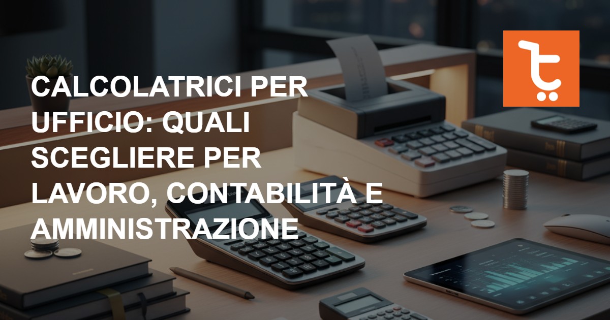 Calcolatrici per ufficio: quali scegliere per lavoro, contabilità e amministrazione