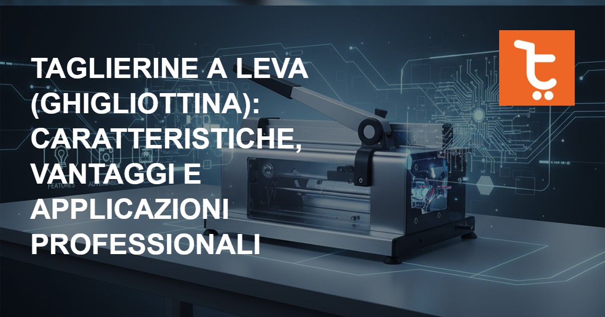 Taglierine a leva (ghigliottina): caratteristiche, vantaggi e applicazioni professionali