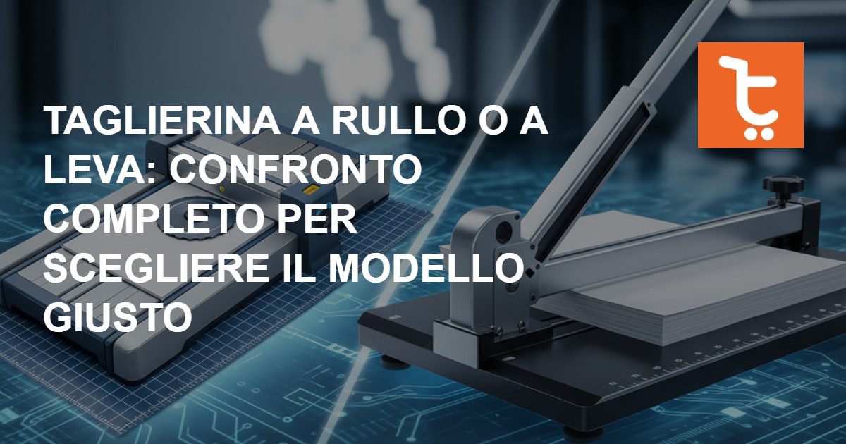 Taglierina a rullo o a leva: confronto completo per scegliere il modello giusto