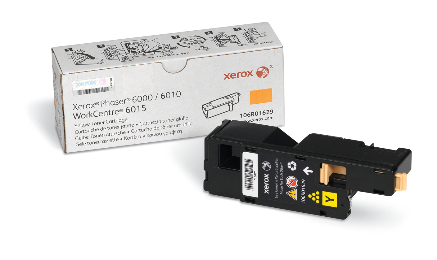 TONER GIALLO per FAXER 6000/ 6010 - Toner Xerox giallo da utilizzare con il modello Phaser 6000/6010 di marca Xerox. Codice prodotto: 106R01629. 0095205850024 | initpc.it