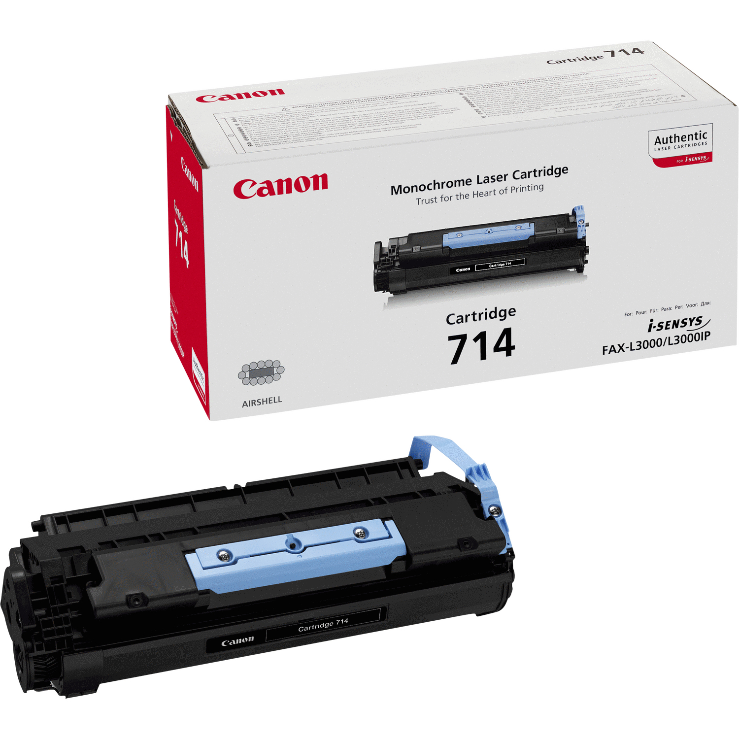 Toner Nero Crg 714 L3000 L3000ip 1153b002 4960999351636