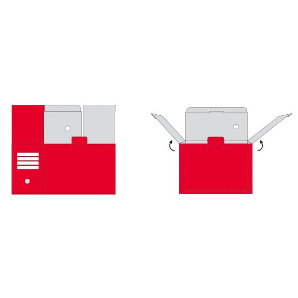 Scatola archivio per documenti, marchio Rexel, modello CF12, in grado di contenere e proteggere documenti importanti. 8004389079598 | initpc.it