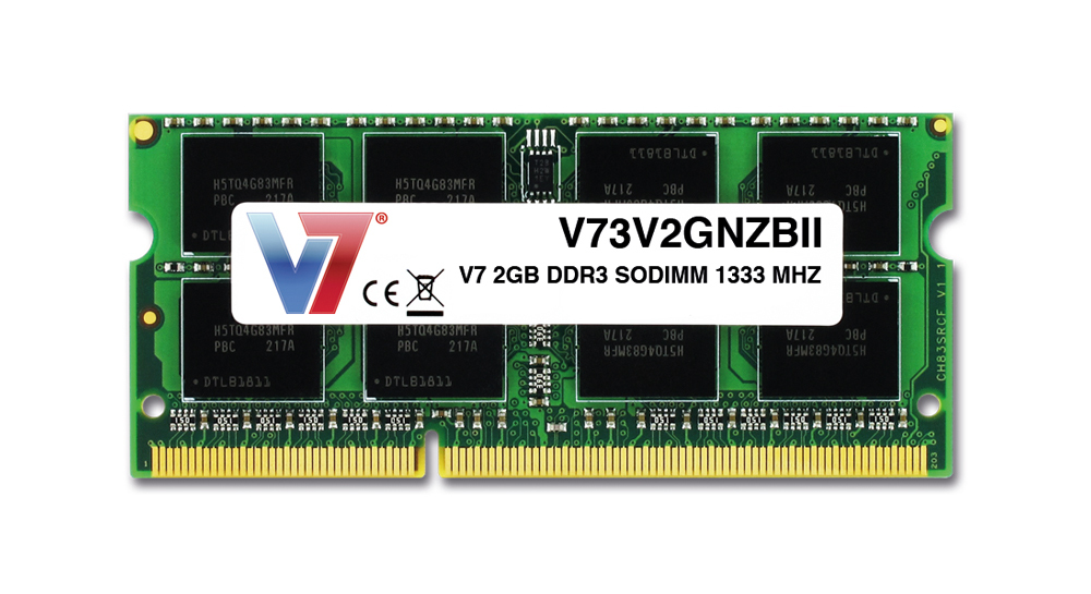 Ddr3 2gb Sodimm 1333mhz V7 Integral Memory V73v2gnzbii 4038489029690
