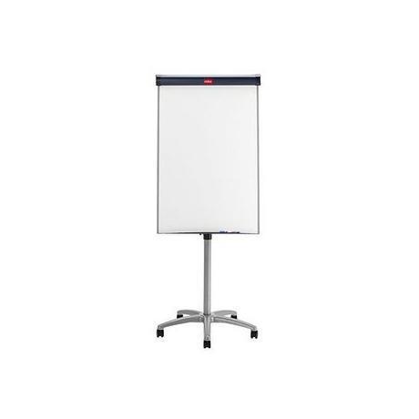 Lavagna portablocco Nobo Classic in acciaio bianco, misura 69x190 cm, con cavalletto e magnetismo per facile trasporto 5028252250177 | initpc.it