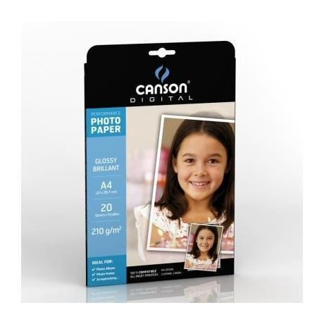 Carta da stampa perfetta per foto e artwork, materiale di alta qualità 180 g/mq, formato A4, marchio Canson. 3148950043191 | initpc.it