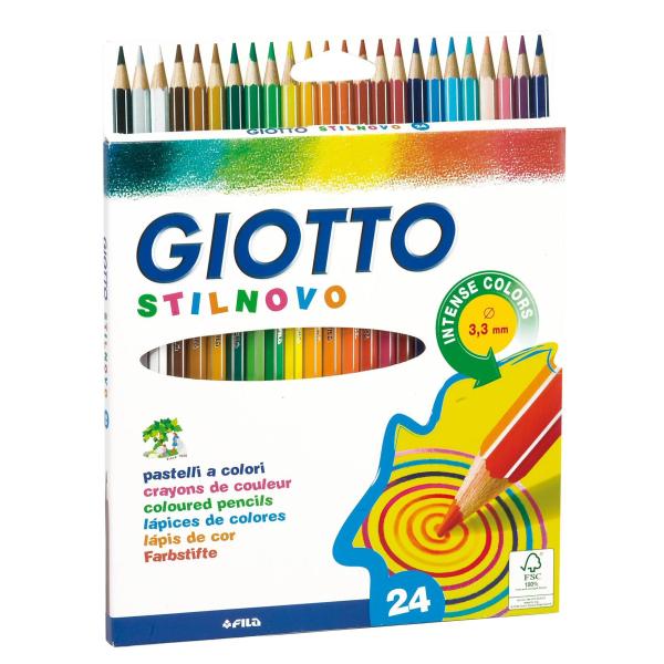 Astuccio 24 Pastelli Stilnovo Giotto 256600 8000825022227