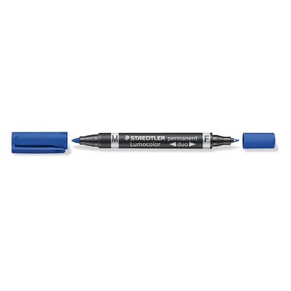 Staedtler marcatore permanente duo blu 0,6-1,5 mm 4007817348017