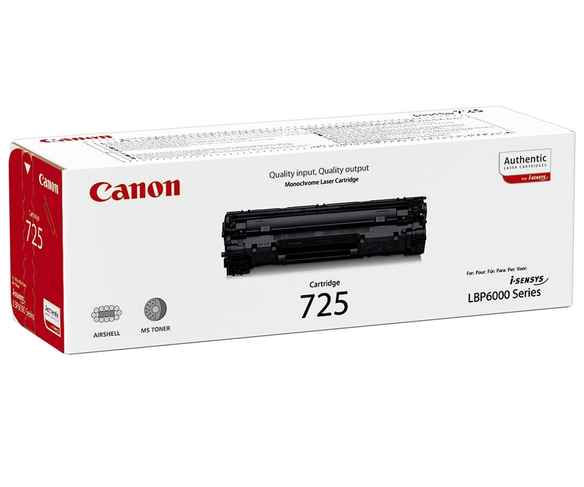 Toner 725 Nero Canon Supplies Copier 3484b002 4960999665115
