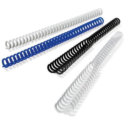Produttore di cartiere e dispositivi di legatura, immagine del prodotto CF50 Dorsi Plast Click 8mm Nero della marca GBC. 5028252220163 | initpc.it