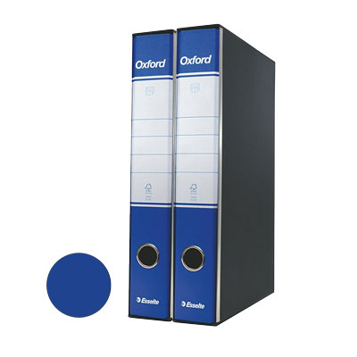 Registratore oxford commerciale blu dorso 5 cm certificato fsc mix blu 8004157742051