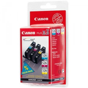 Cli 526 C M Y Multipack Blister Canon Supplies Ink Hv 4541b009 8714574554457