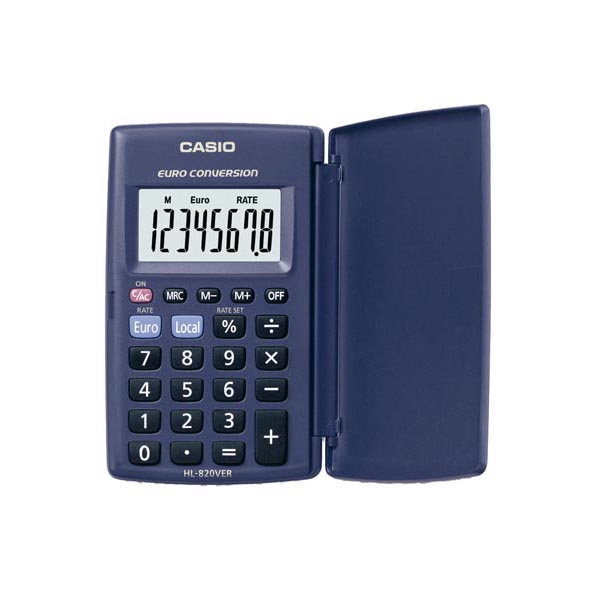 Calcolatrice Hl 820ver 8 Cifre Tascabile Casio Hl820ver 4971850188711