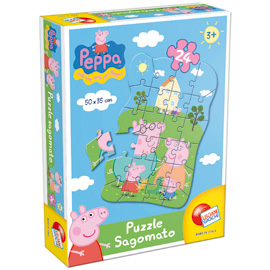 Puzzle Sagomato Peppa