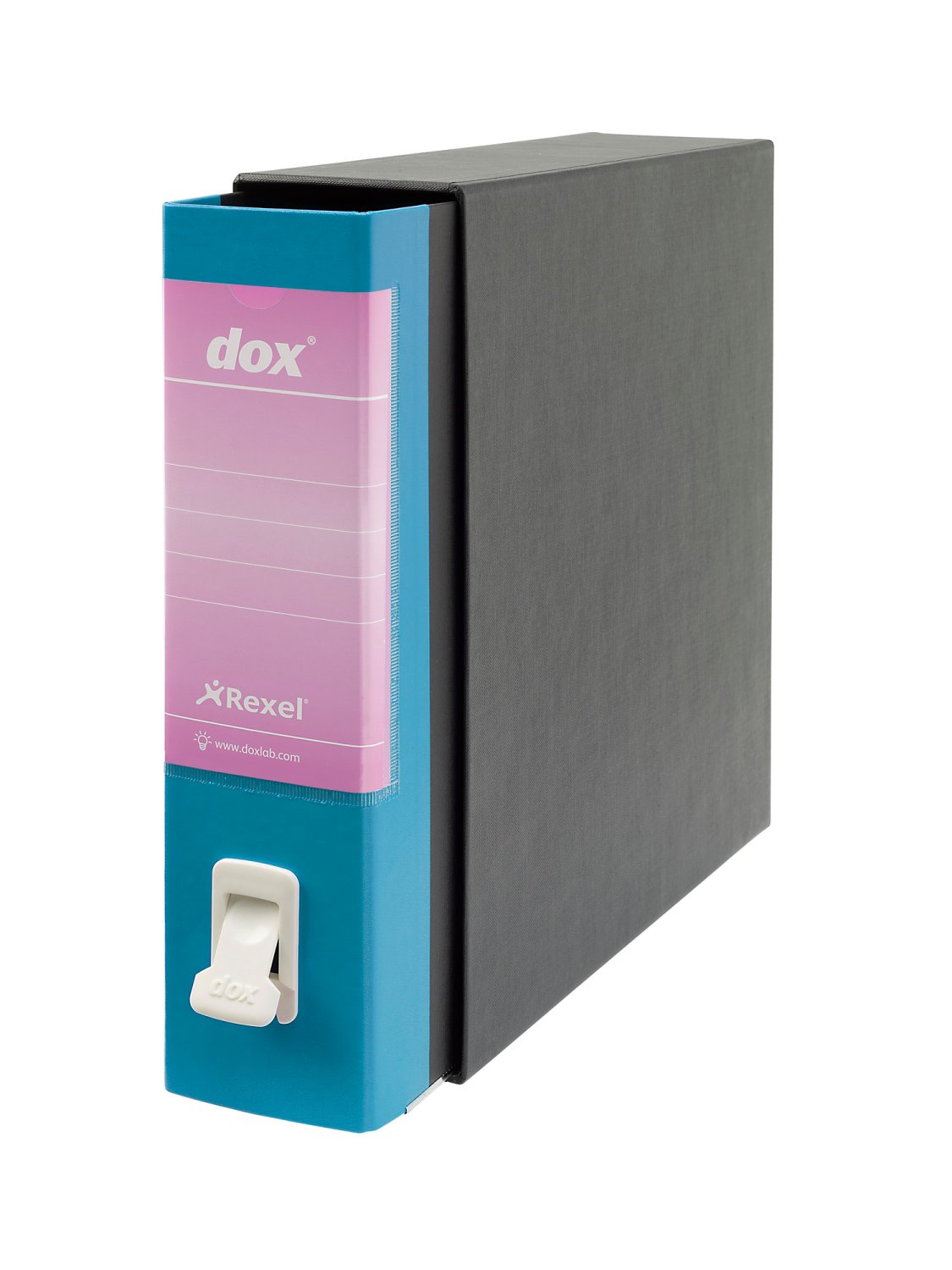 Registratore Dox 2 Azzurro Dorso 8cm F To Protocollo Esselte D15216 8004389087364