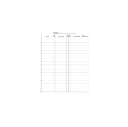 Registro presenze lavoro edipro 31x24cm 100 fogli modulistica 8023328281908