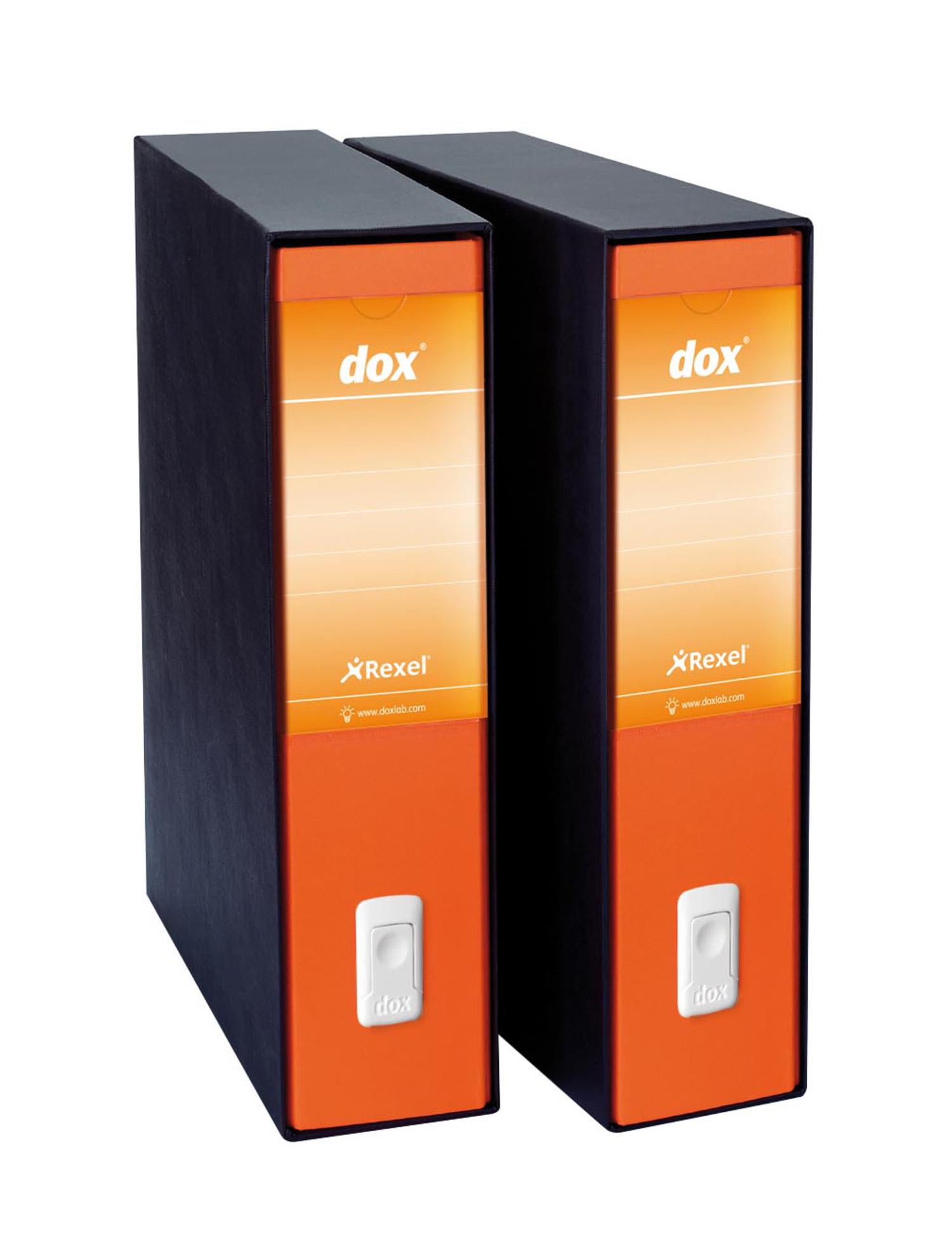 Registratore Dox 2 Arancio Dorso 8cm F To Protocollo Esselte D26202 8004389087579