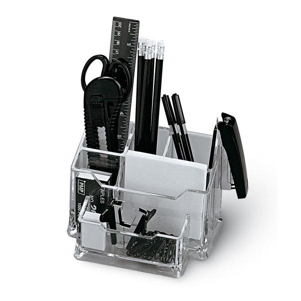 Portaoggetti tavolo plexy niji trasparente nero completo 8002787054742