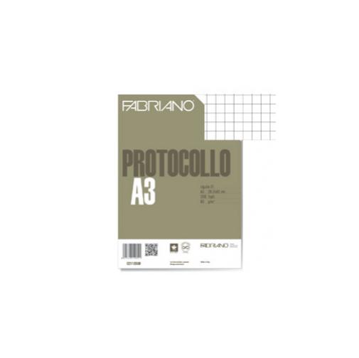 Fogli di protocollo fabriano in bianco da 200 fogli a3 8001348149149