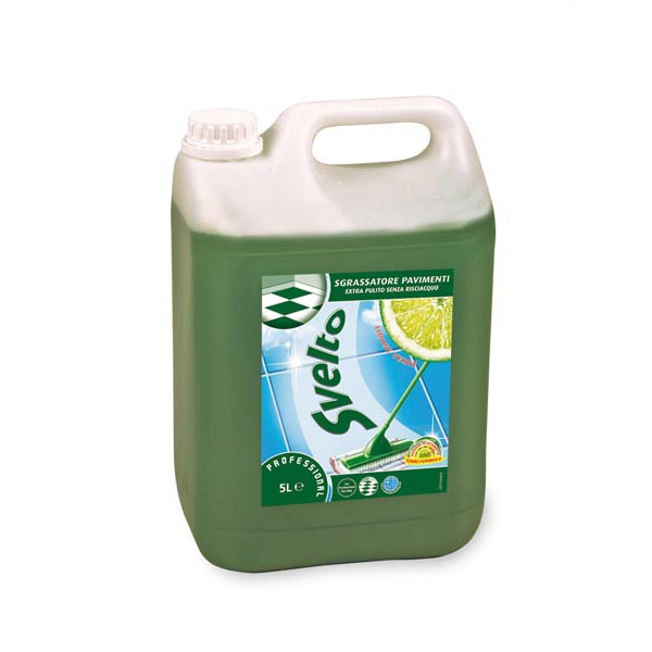 Detergente Pavimenti Sgrassatore Svelto 5 Litri Limone 7514364 7615400060832