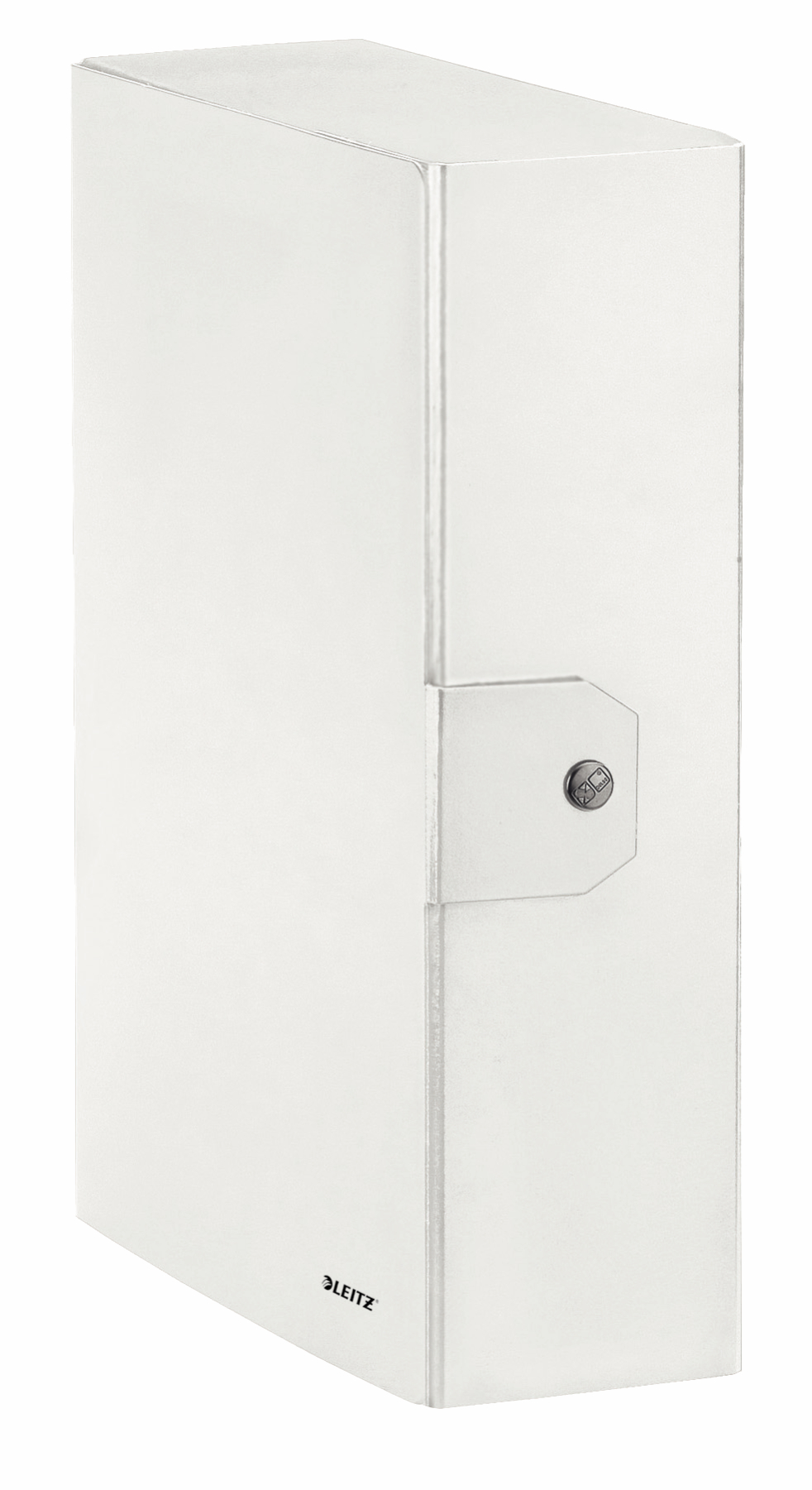 Cartella progetti WOW da 25x35x10 cm, bianca con dorso metallizzato, scatola portaprogetti in cartone. Prodotto Leitz 39680001. 4002432395712 | initpc.it