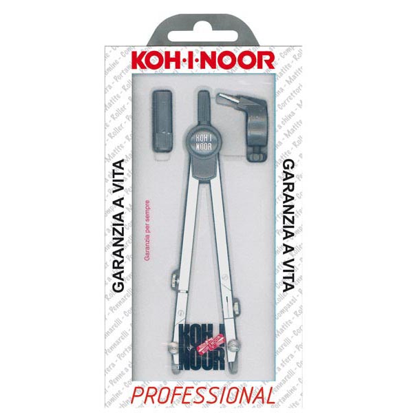 Compasso professionale koh.i.noor 155mm telescopico 3pezz 8014923005037