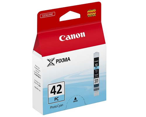 Serbatoio di inchiostro Ciano per fotocamera Canon CLI-42, prodotto originale £CLI-42 PC PHOTO SERBATOIO CIANO con il codice articolo 6388B001, marca Canon. 4960999901824 | initpc.it