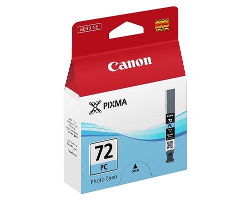 Serbatoio inchiostro per stampante fotografica Canon PGI-72 PC, colore ciano. 4960999902203 | initpc.it