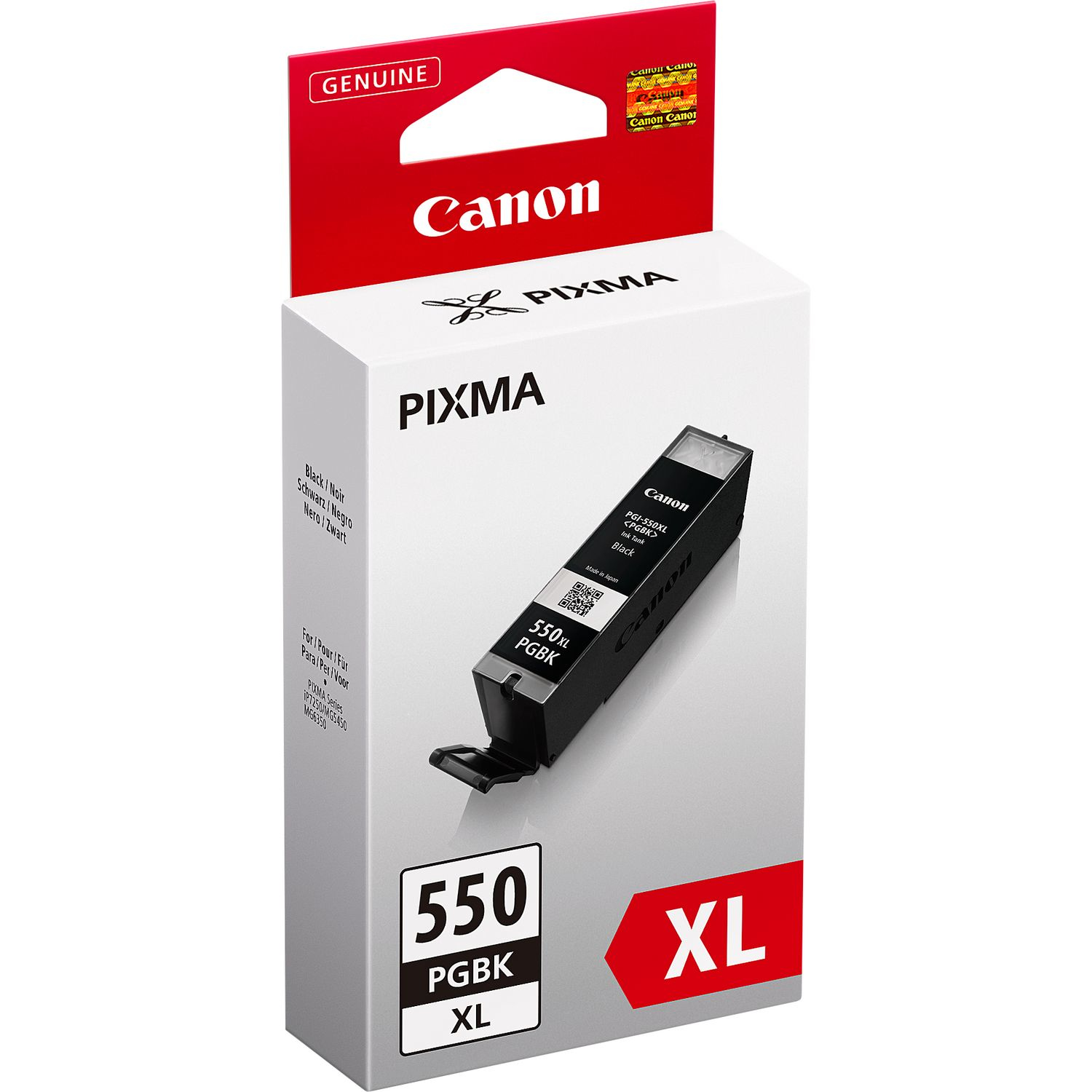 Serbatoio inchiostro alta capacità PGI-550XL PGBK per stampante Canon, colore nero. 4960999904504 | initpc.it