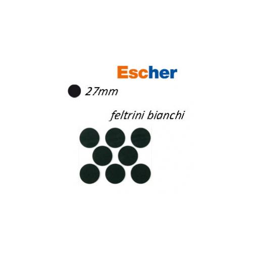 Blister 8 Feltrini Autoadeisvi Bianchi 27mm Escher