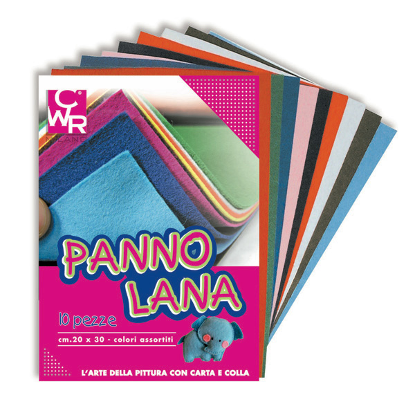 Panno 20x30 Album 10 Fogli Colori Assrotiti Cwr 1571 8004957001891