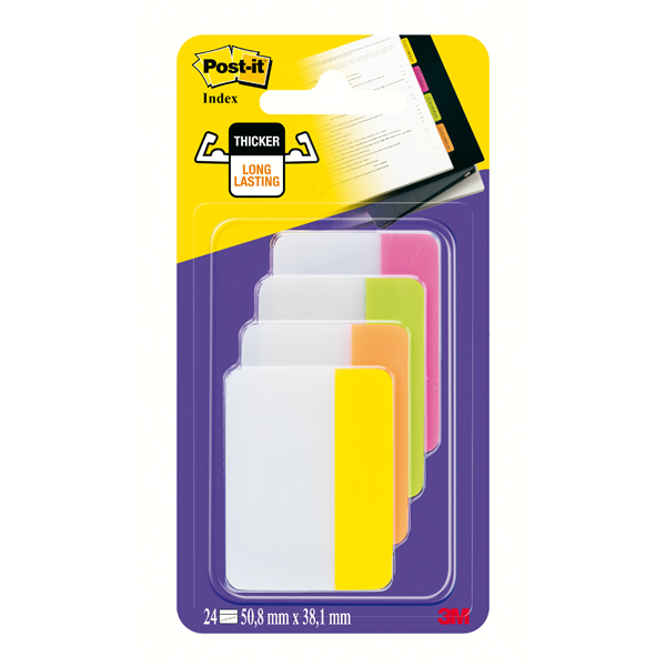 Blister 24 Post It Index Strong 686 Ploy 50 8x38mm X Archivio 23773 51141953502