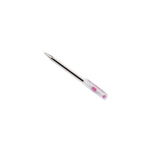 Penna Sfera Mini Super B Bk77s Rosa 0 7mm Pentel Confezione da 12