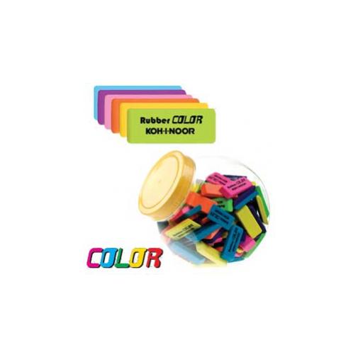 Box 120 Gomme Rubber Color in Caucciu per Matite Kohinoor