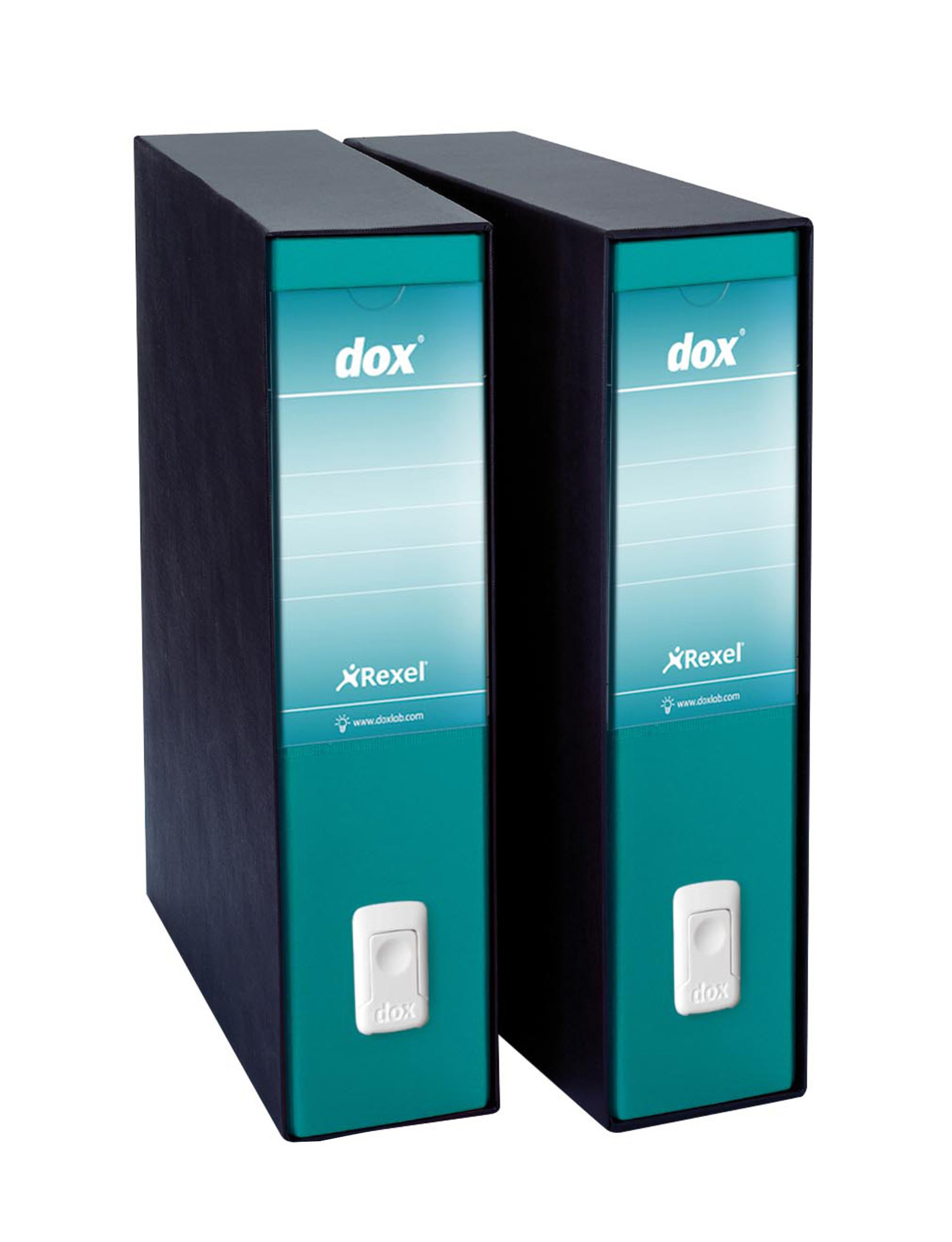 Registratore dox2 verde mare dorso8cm protocollo 8004389087548