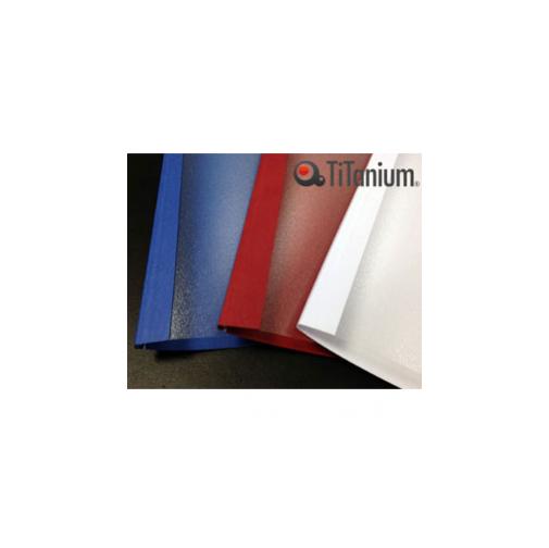 50 Cartelline Termiche 1 5mm Rosso Grain Titanium