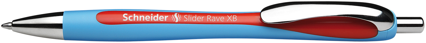 Penna a sfera schneider slider rave viscoglide rosso xb 4004675080059
