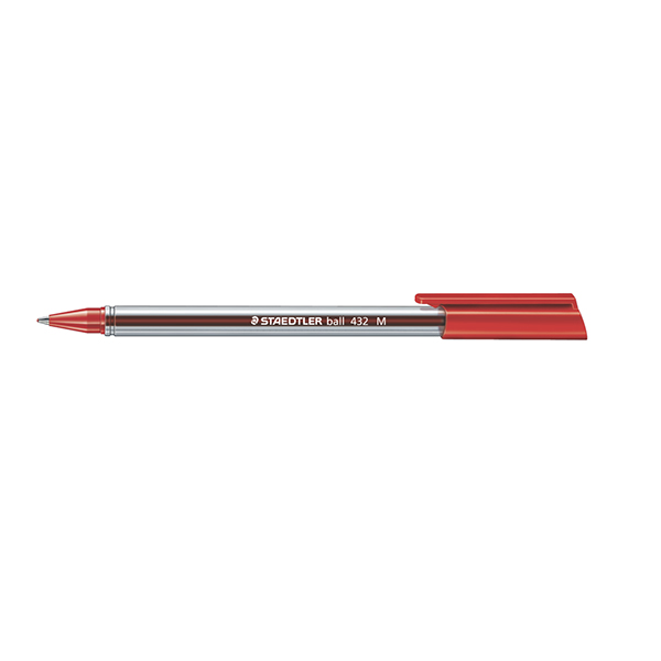 Penne a Sfera Ball 432 Rosso 1 0mm Staedtler 43202 71282 a