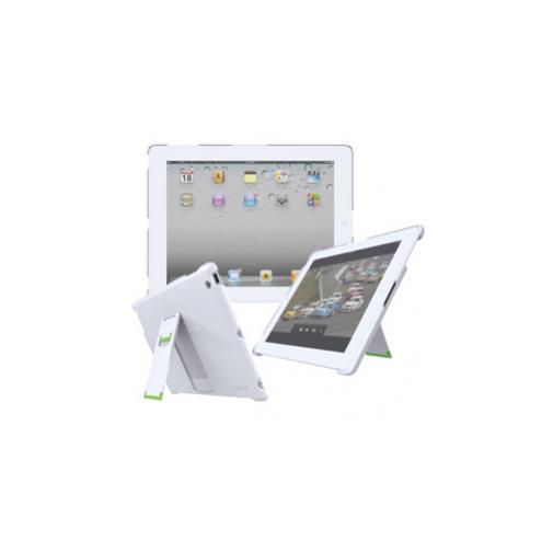 Custodia con Base Appoggio Bianco X Nuovo Ipad Ipad2 Leitz Complete
