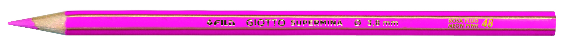 Pastello Giotto Supermina Monocolore Rosa Fluo 53 239053 8000825002168