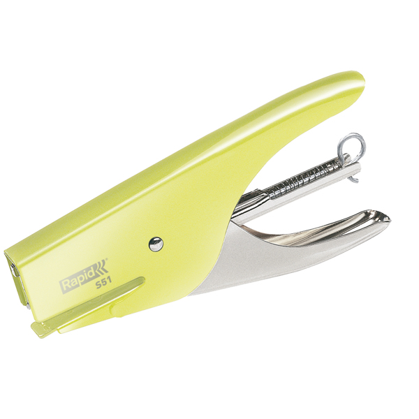 Cucitrice a Pinza Rapid S51 Mellow Yellow Retro Classic 5000510 4051661017261