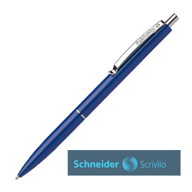 Penna a Sfera a Scatto K15 Punta Media Blu Schneider Confezione da 50 Pezzi