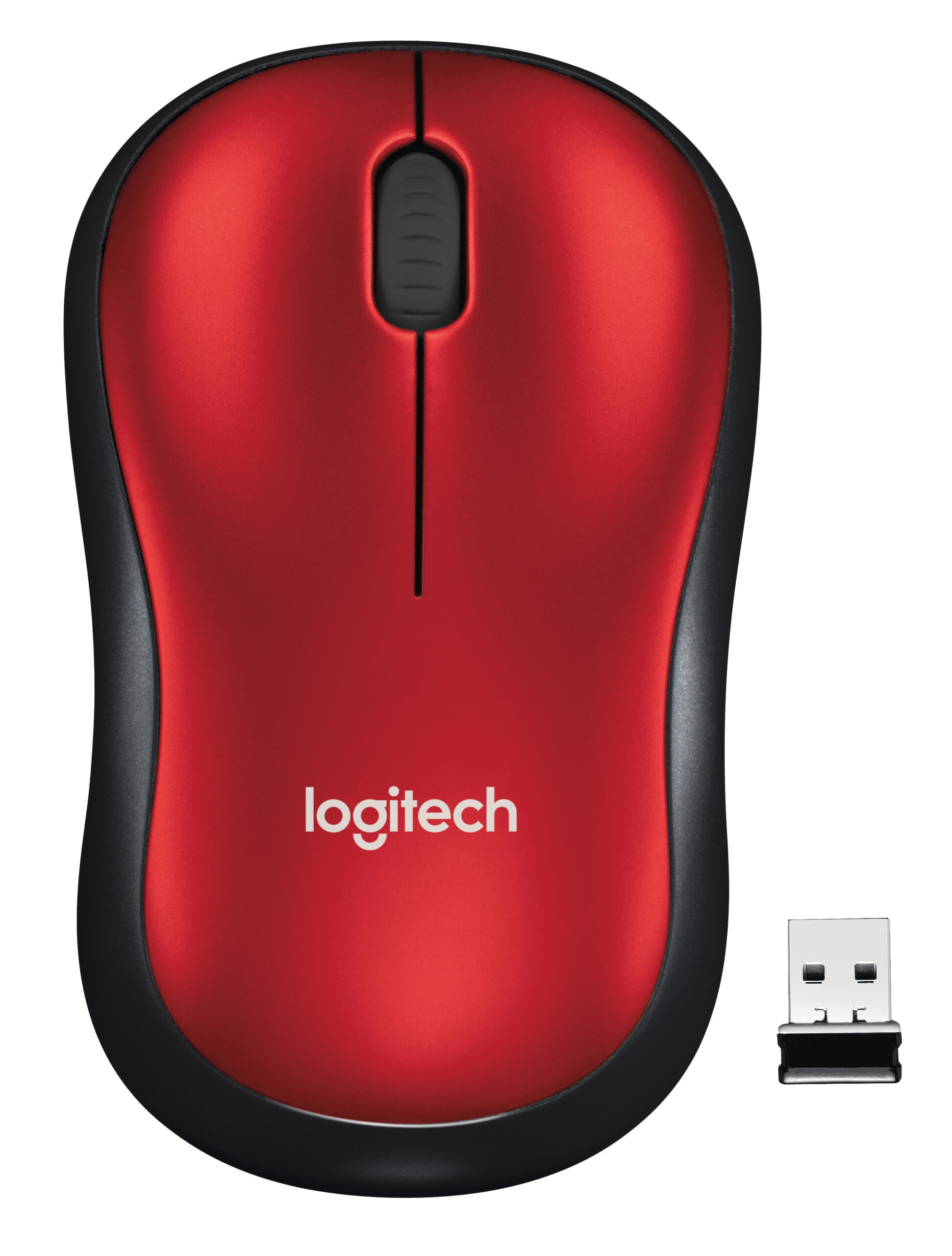 Wireless Mouse M185 Red Logitech Input Devices 910 002237 5099206028845