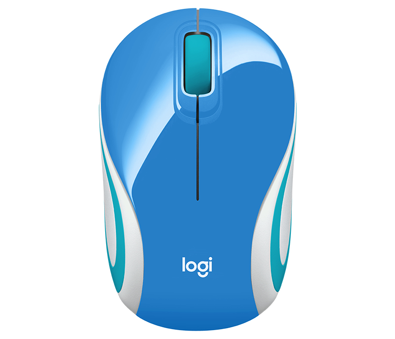 Wireless Mini Mouse M187 Blue Logitech Input Devices 910 002733 5099206032200
